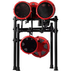 Alesis Nitro Max Special Edition 8-piece electronic drum kit with Bluetooth connectivity and BFD module, set up with drum pads and cymbals.