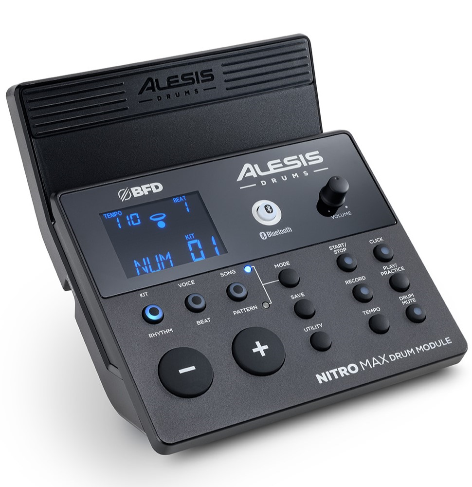 Alesis Nitro Max 8pc Electronic Drum Kit with Mesh Heads and Bluetooth