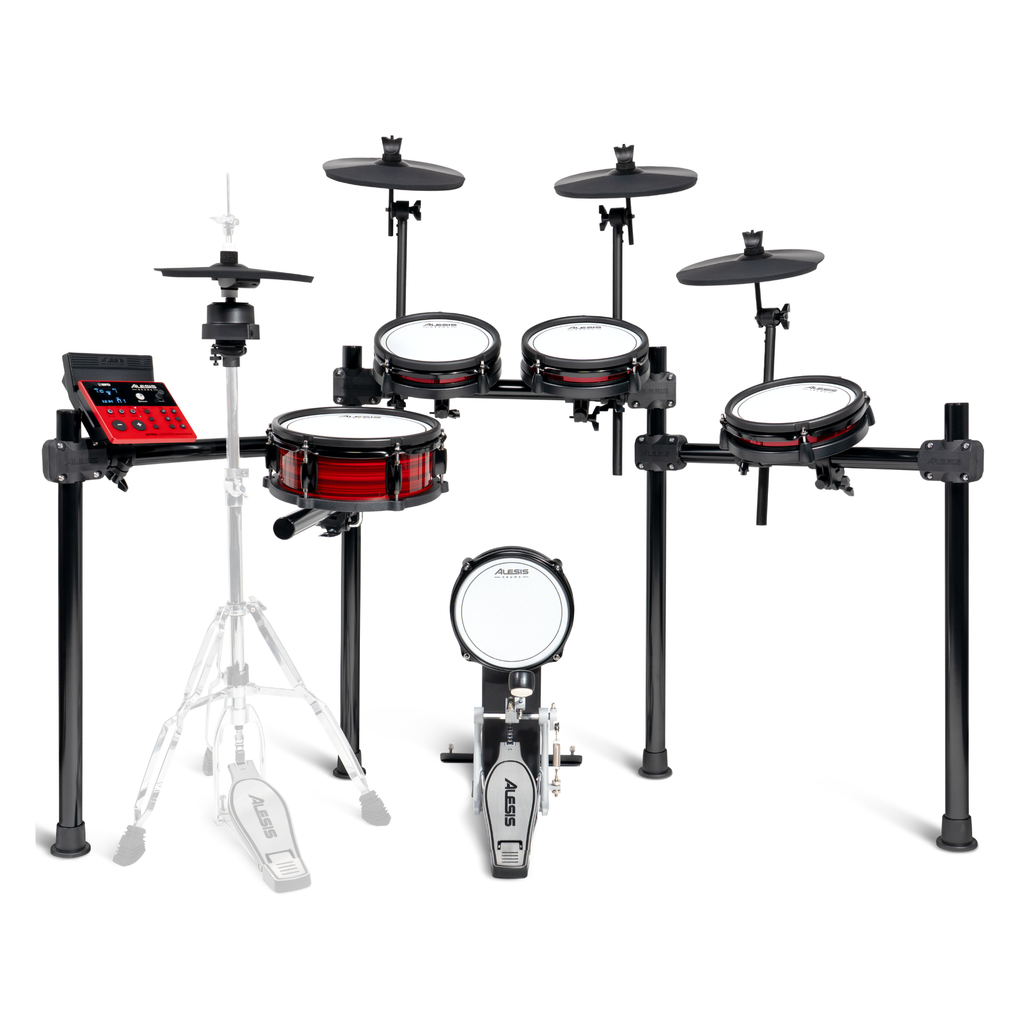 Alesis Nitro Ultimate 9 Piece Professional Electronic Drum Kit (HiHat Stand Not Included)