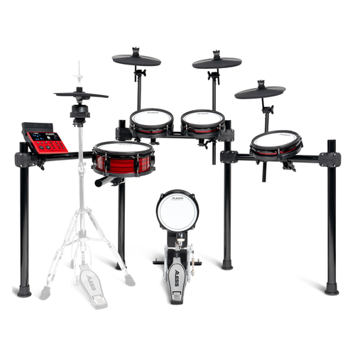 Alesis Nitro Ultimate 9 Piece Professional Electronic Drum Kit (HiHat Stand Not Included)