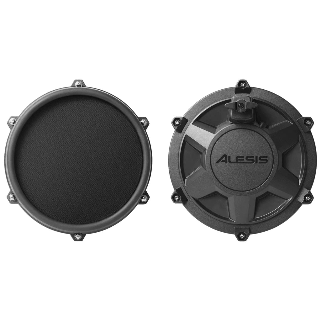 Alesis Turbo Mesh 5-piece electronic drum kit with mesh heads, kick pedal, and electronic drum pads for realistic drumming experience.