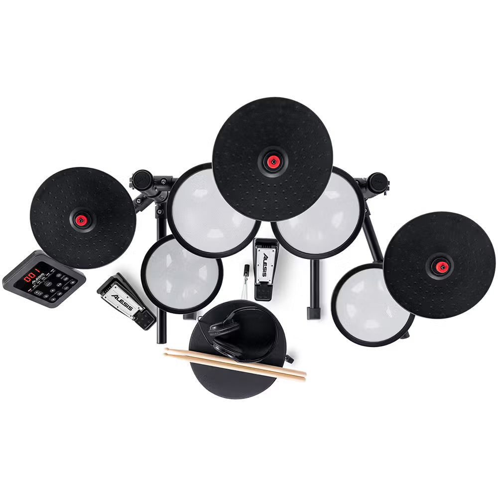 Alesis Turbo Max 7-Pce Electronic Drum Kit w/Mesh Heads & Bluetooth