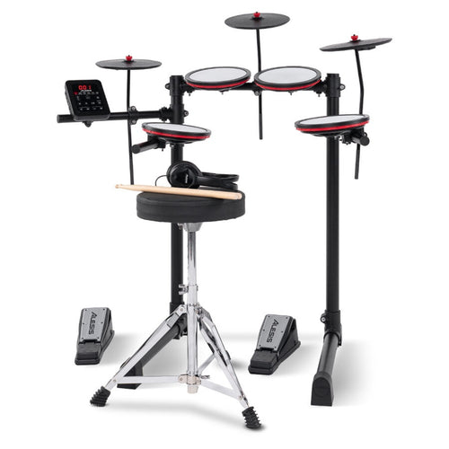 Alesis Turbo Max 7-Pce Electronic Drum Kit w/Mesh Heads & Bluetooth