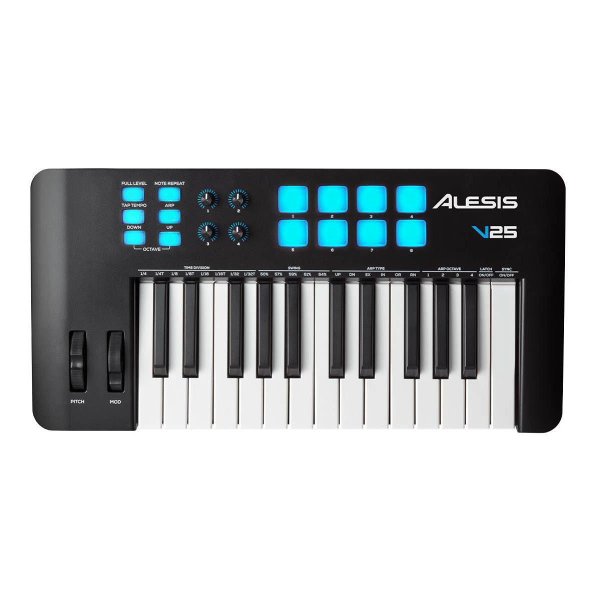 Alesis V25 25-Key USB-MIDI Keyboard & Pad Controller