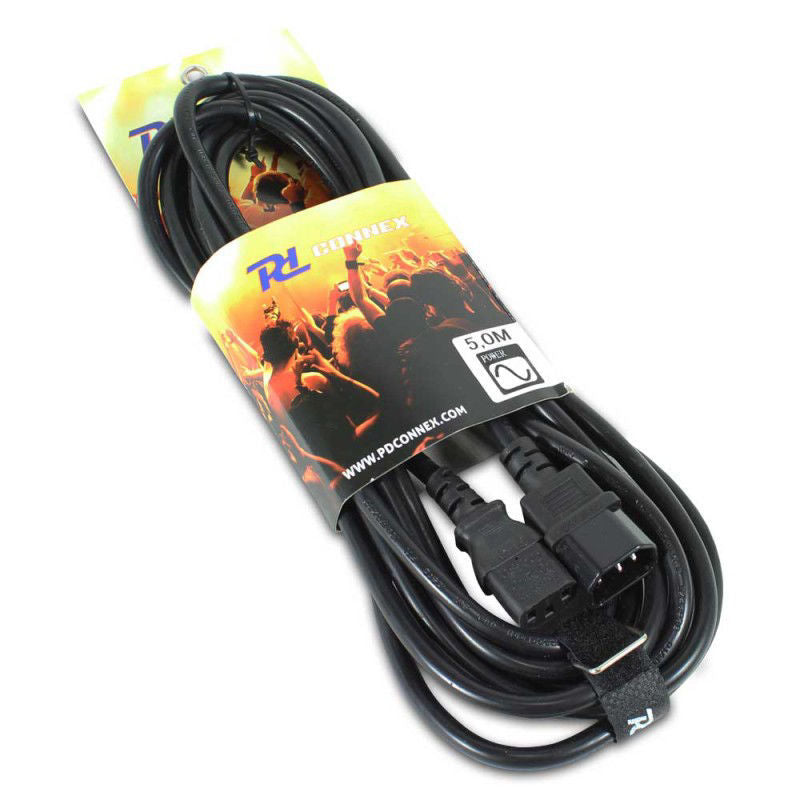 Power Dynamics 177956 5.0m IEC to IEC Power Extension Cable (10A)