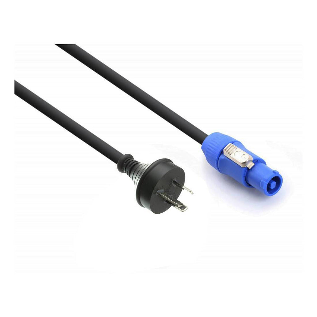 Power Dynamics 177961 3.0m 240V PowerCON PA cable for professional audio and stage lighting connections.