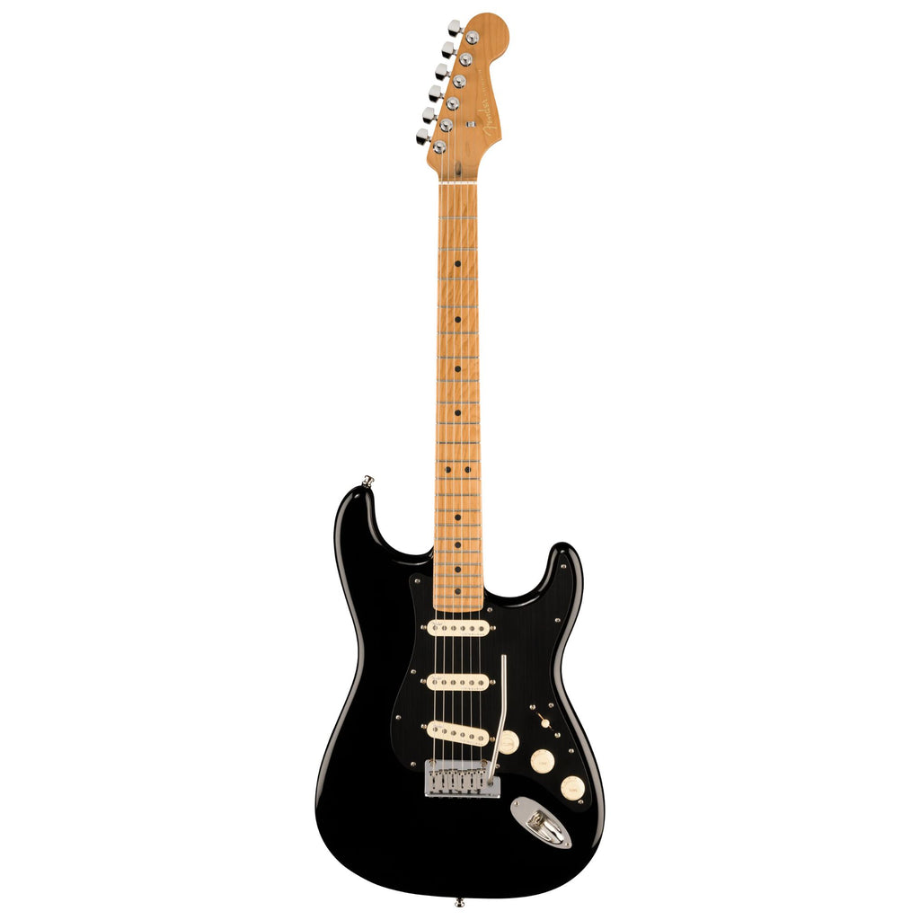 Fender Limited Edition American Ultra II Stratocaster Electric Guitar with Roast Maple Fingerboard in Black