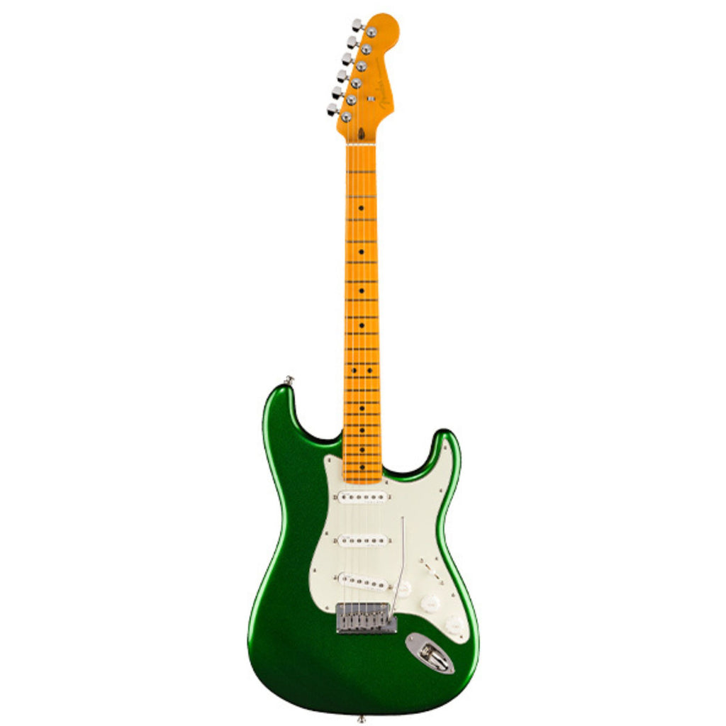 Fender Ltd Ed American Ultra II Stratocaster Roast Maple FB - Candy Green