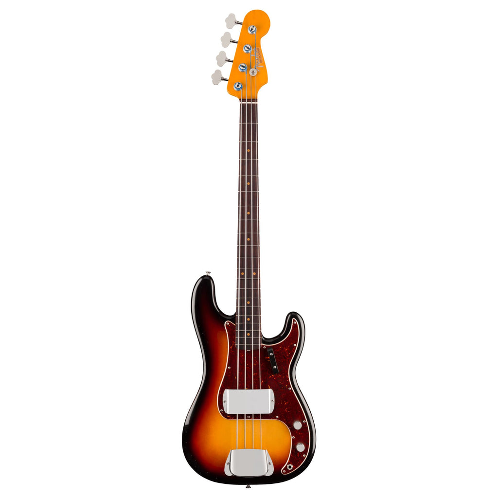Fender James Jamerson 1962 Precision Bass Guitar Rosewood Fingerboard - 3-Tone Sunburst