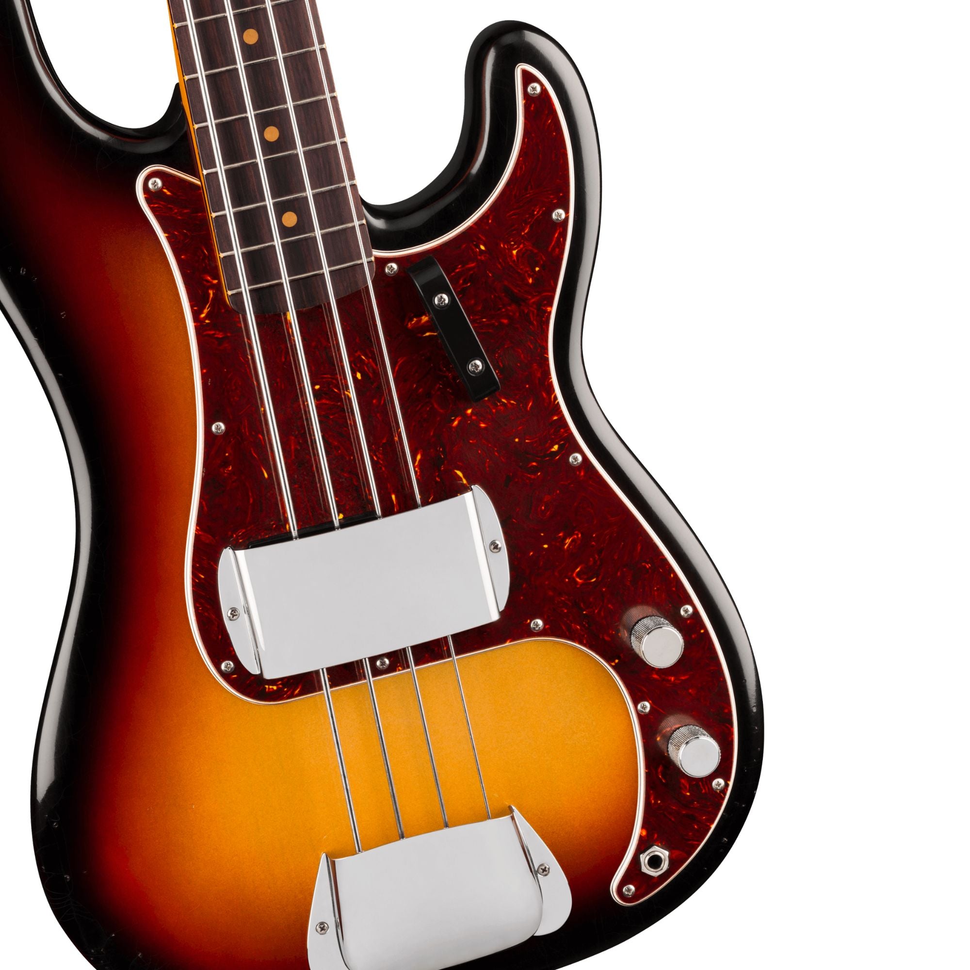 Fender James Jamerson 1962 Precision Bass Guitar Rosewood Fingerboard - 3-Tone Sunburst
