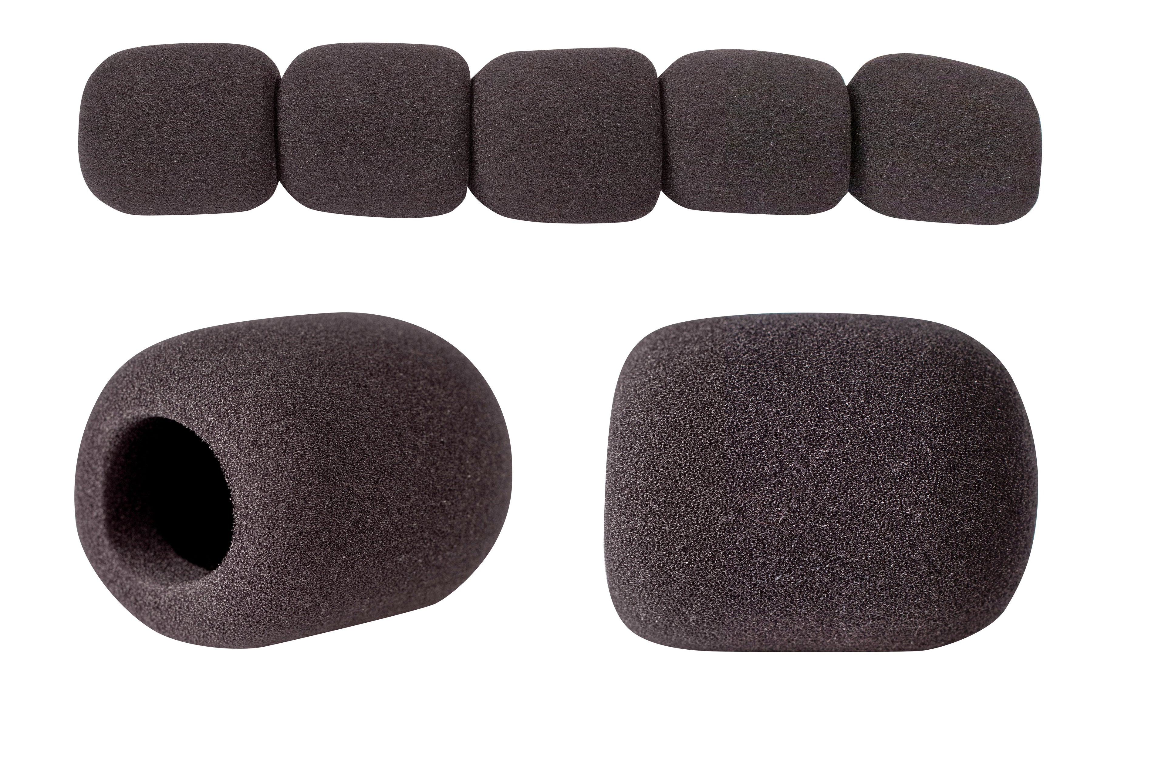 CPK Microphone Windshield 5-Pack - Black