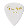 Fender Clas Celluloid White 351 Shape Thin 12 Count