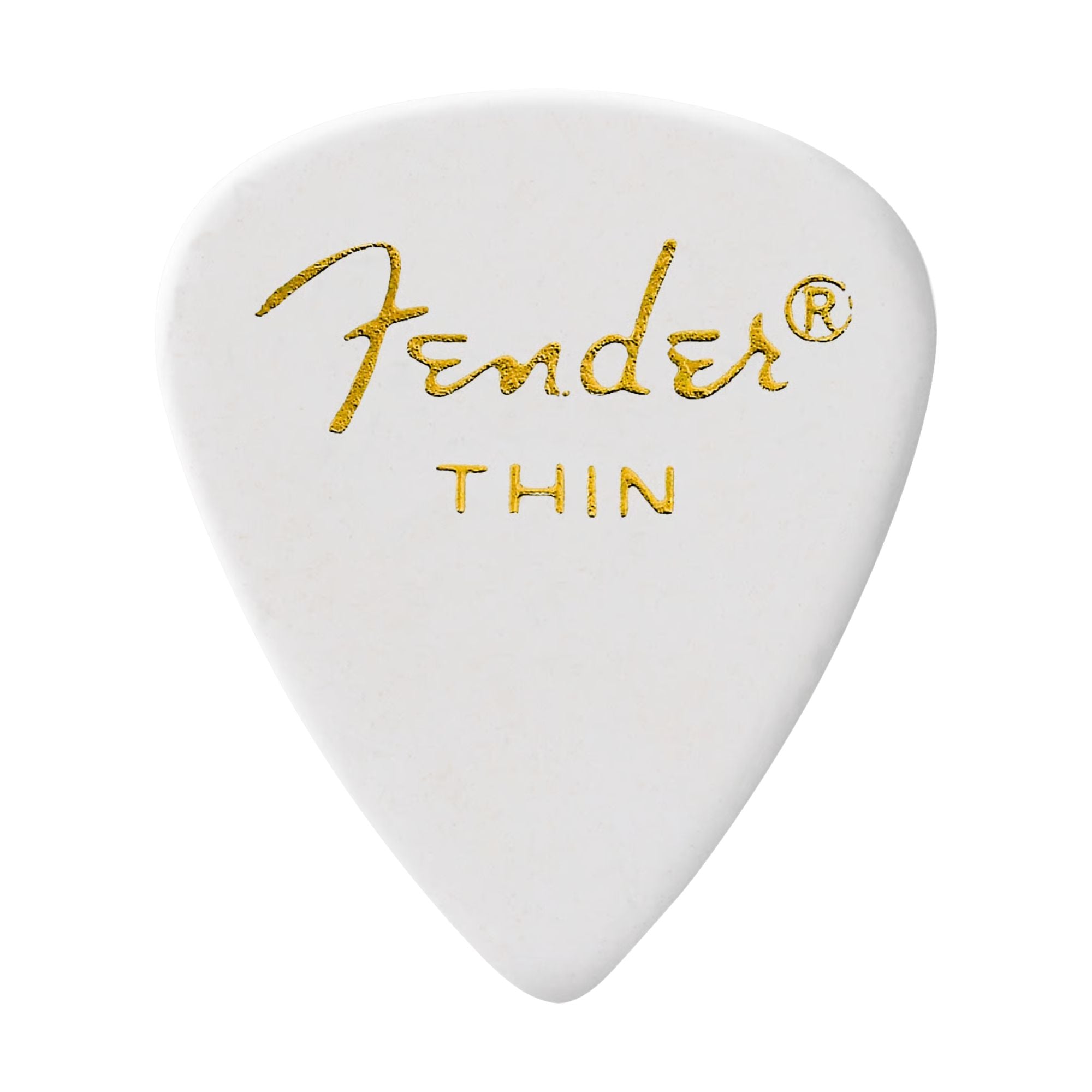 Fender Clas Celluloid White 351 Shape Thin 12 Count