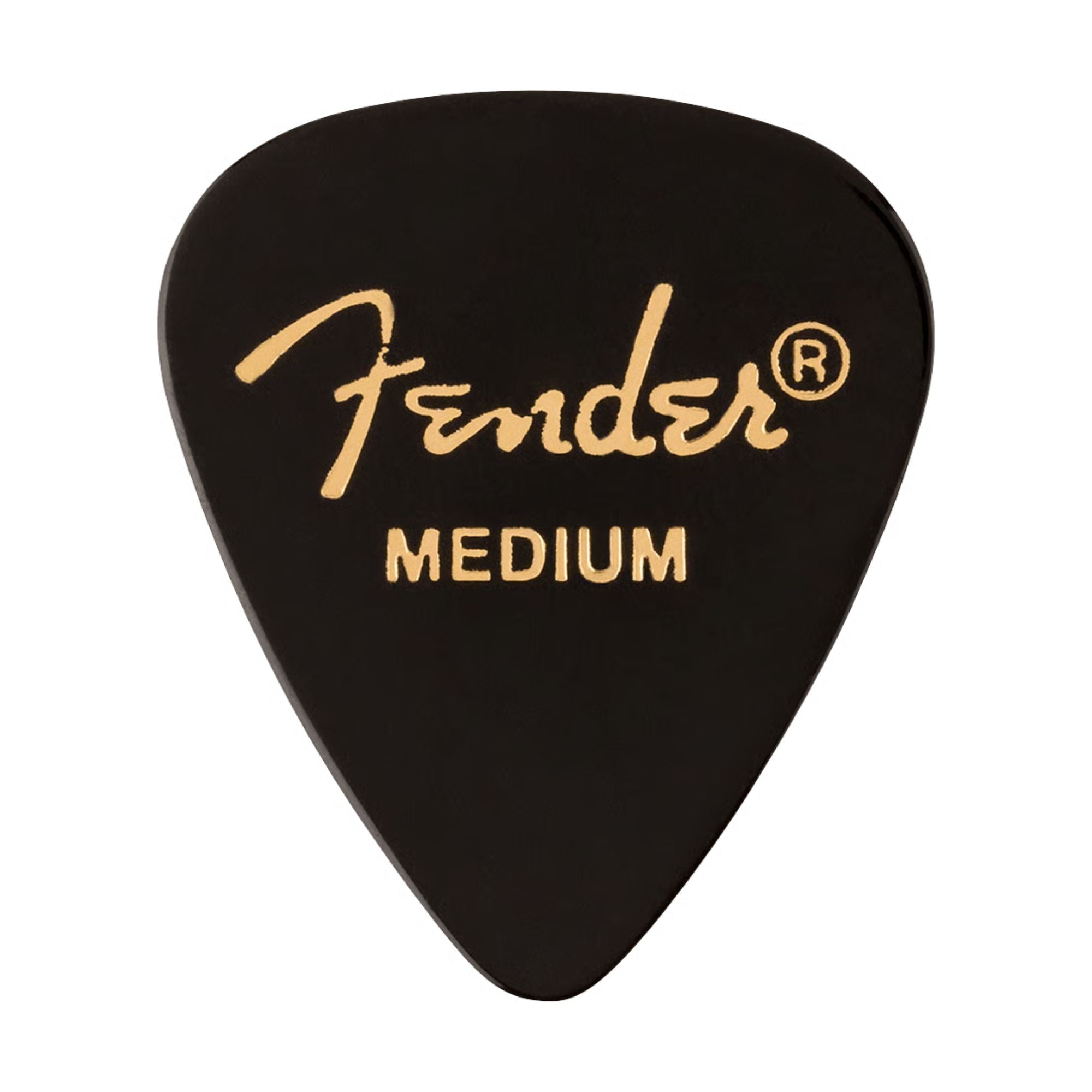 Fender Clas Celluloid Black 351 Shape Med 12 Count