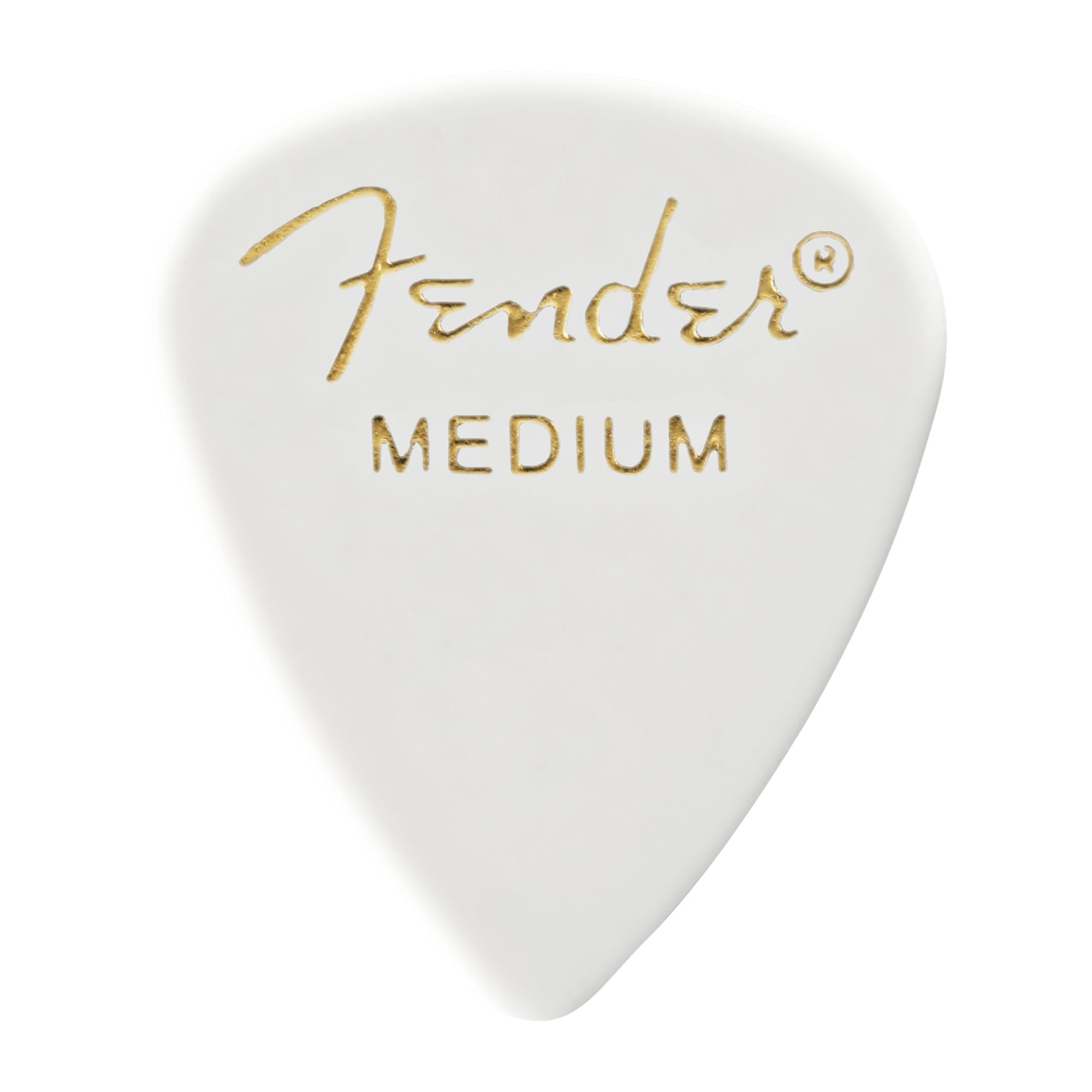 Fender Clas Celluloid White 351 Shape Med 12 Count
