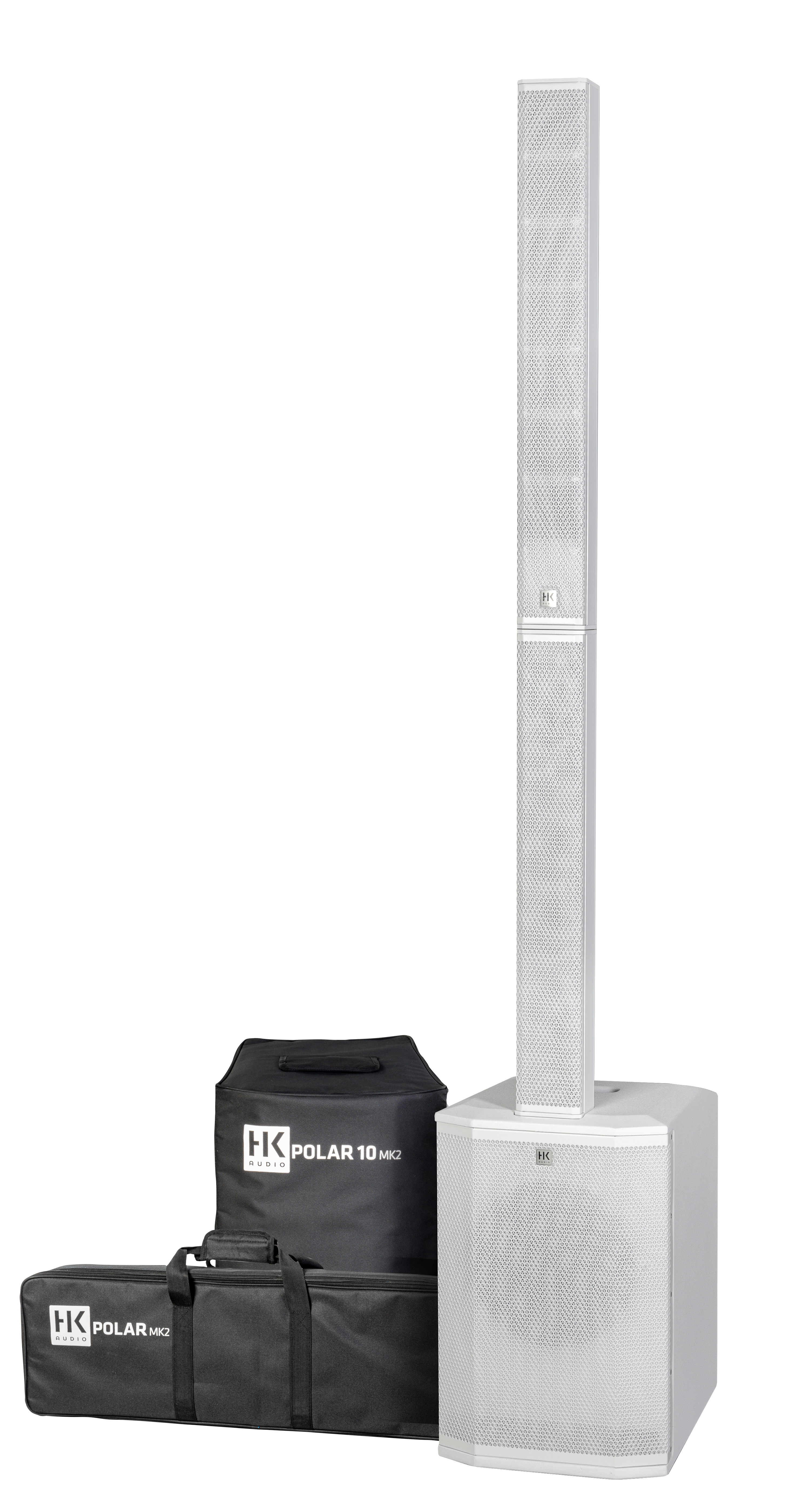 HK Audio Polar 10 MK2 2000w Column PA System - White