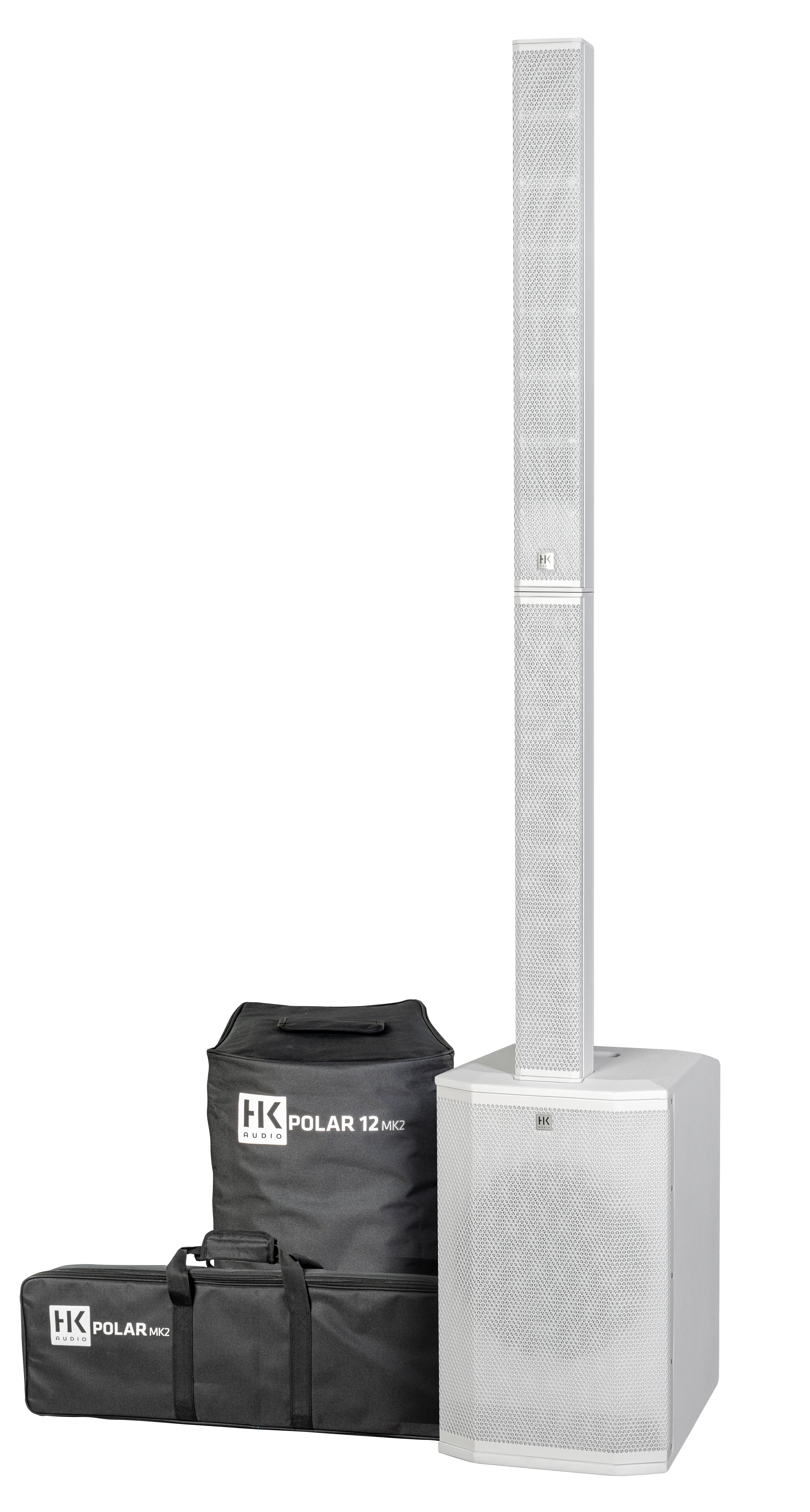 HK Audio Polar 12 MK2 2000w Column PA System - White