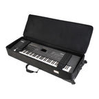 SKB soft case for 88-note keyboard, durable padded bag with handles and zippers, designed for safe transport and storage.