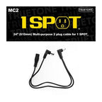 1Spot 12 inch DC Extension Y Cable