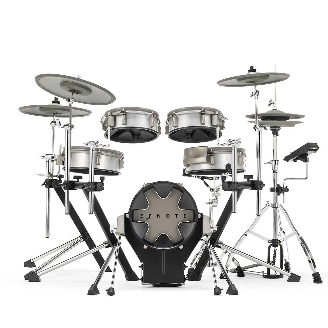 Efnote 3B Electronic Drum Kit w/Full Hardware Set - White Sparkle