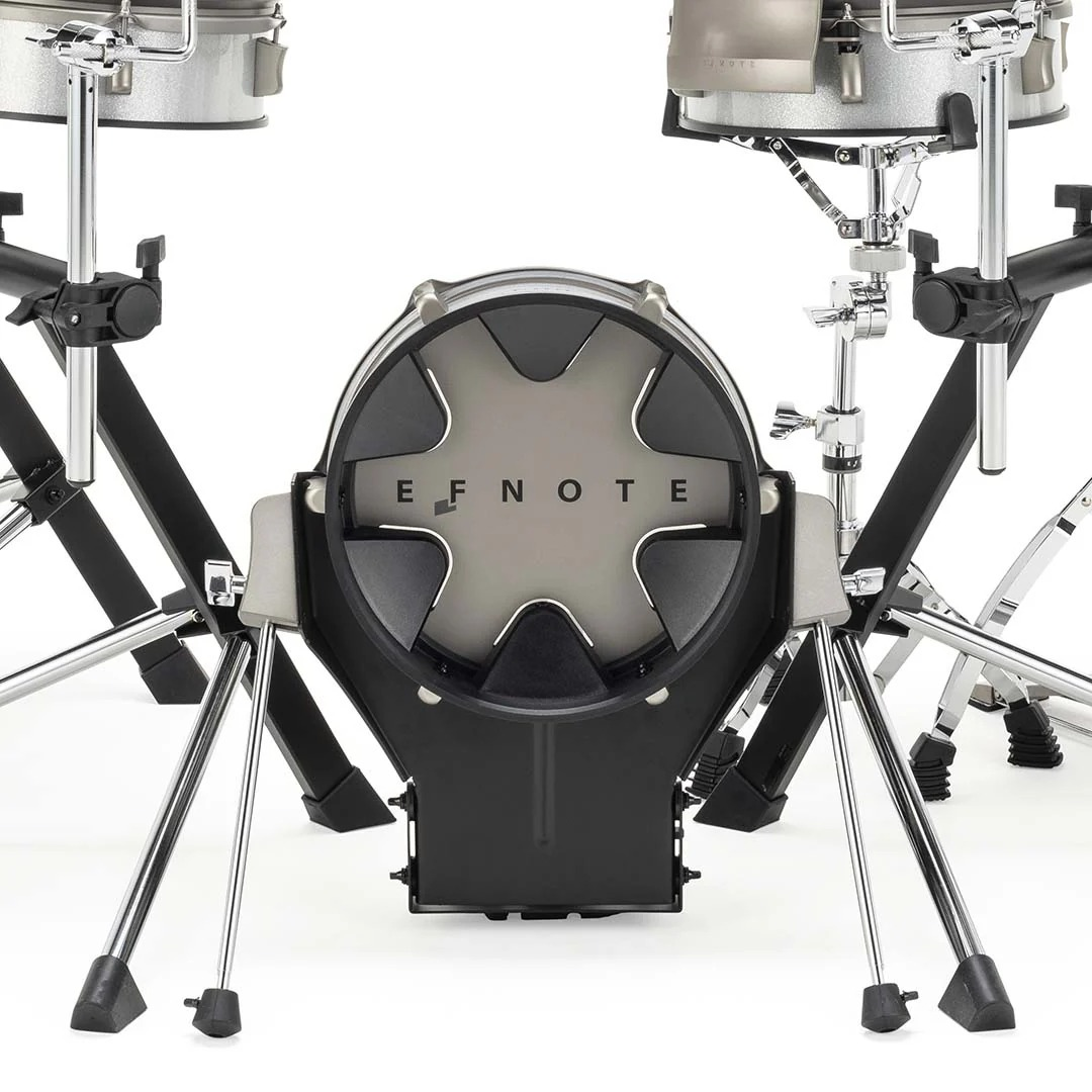 Efnote 3B Electronic Drum Kit w/Full Hardware Set - White Sparkle