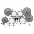 Efnote 3B Electronic Drum Kit w/Full Hardware Set - White Sparkle