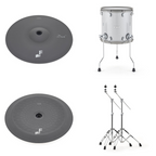 Efnote EFD5/7 electronic drum kit add-on pack with drum pads and accessories for electronic drum setup.