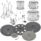 Efnote EFNOTE PRO 507 complete 7-piece electronic stage drum kit with drum pads, cymbals, and control module for live performance