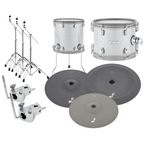 EFNOTE PRO 505 Heavy 5-piece electronic stage drum kit with drum pads and hardware for live performances.