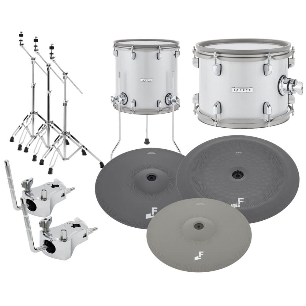 EFNOTE PRO 505 Heavy 5-piece electronic stage drum kit with drum pads and hardware for live performances.