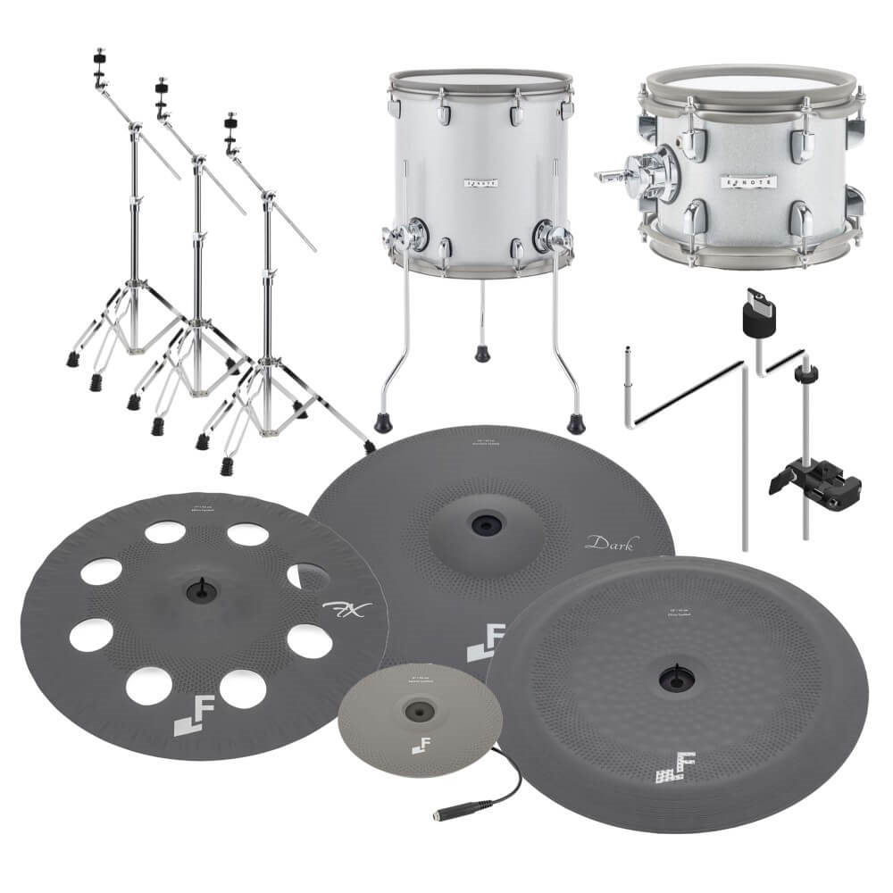 Efnote EFNOTE PRO 506 progressive 6-piece electronic stage drum kit with pads, cymbals, and control module for live performances