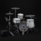Efnote EFNOTE PRO 500 Standard 4-piece electronic stage drum kit with drum pads and electronic drum module.