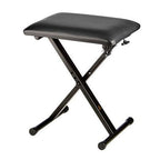 Small Armour KS75 keyboard bench with adjustable stand and cushioned seat for comfortable music practice sessions.