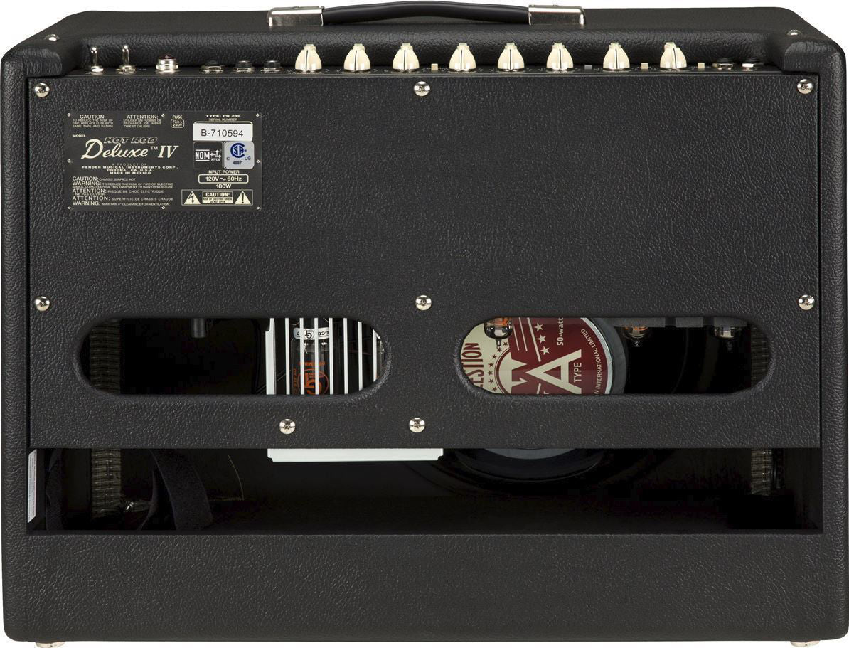 Fender Hot Rod Deluxe IV 40W 1x12" Tube Guitar Combo Amplifier - Black