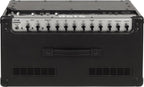 EVH 5150 Iconic Series 40W 1x12 guitar combo amp in black, showcasing its sleek design and control panel.