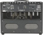 Fender Bassbreaker 30R guitar amplifier combo with control knobs and speaker grille, designed for electric bass and guitar sound.