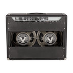 Fender 68 Custom Twin Reverb guitar combo amplifier with silver grille and control panel, vintage-style design.