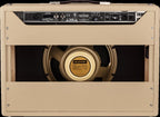 Fender Tone Master Deluxe Reverb blonde guitar amplifier with vintage-style control panel and silver grille cloth.