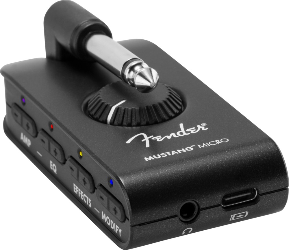 Fender Mustang Micro Headphone Amplifier with Bluetooth and Effects