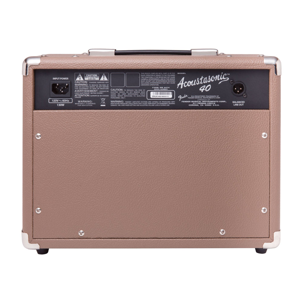 Fender Acoustasonic 40W 1x6" Acoustic Guitar Combo Amplifier