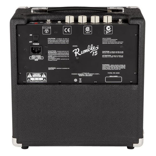 Fender Rumble 15W 1x8" Bass Guitar Combo Amplifier