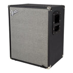 Fender Rumble 210 bass amplifier cabinet with two 10-inch speakers and control panel, designed for bass guitar amplification.