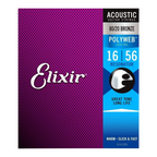 Elixir 11125 Polyweb Resonator Acoustic Guitar Strings - Resonator 16-56