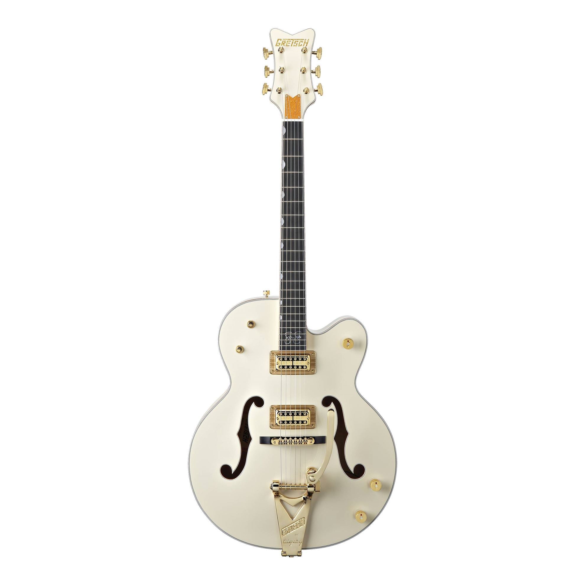 Gretsch G6136-1958 Stephen Stills Signature Falcon Electric Guitar - Ebony Fretboard - Aged White