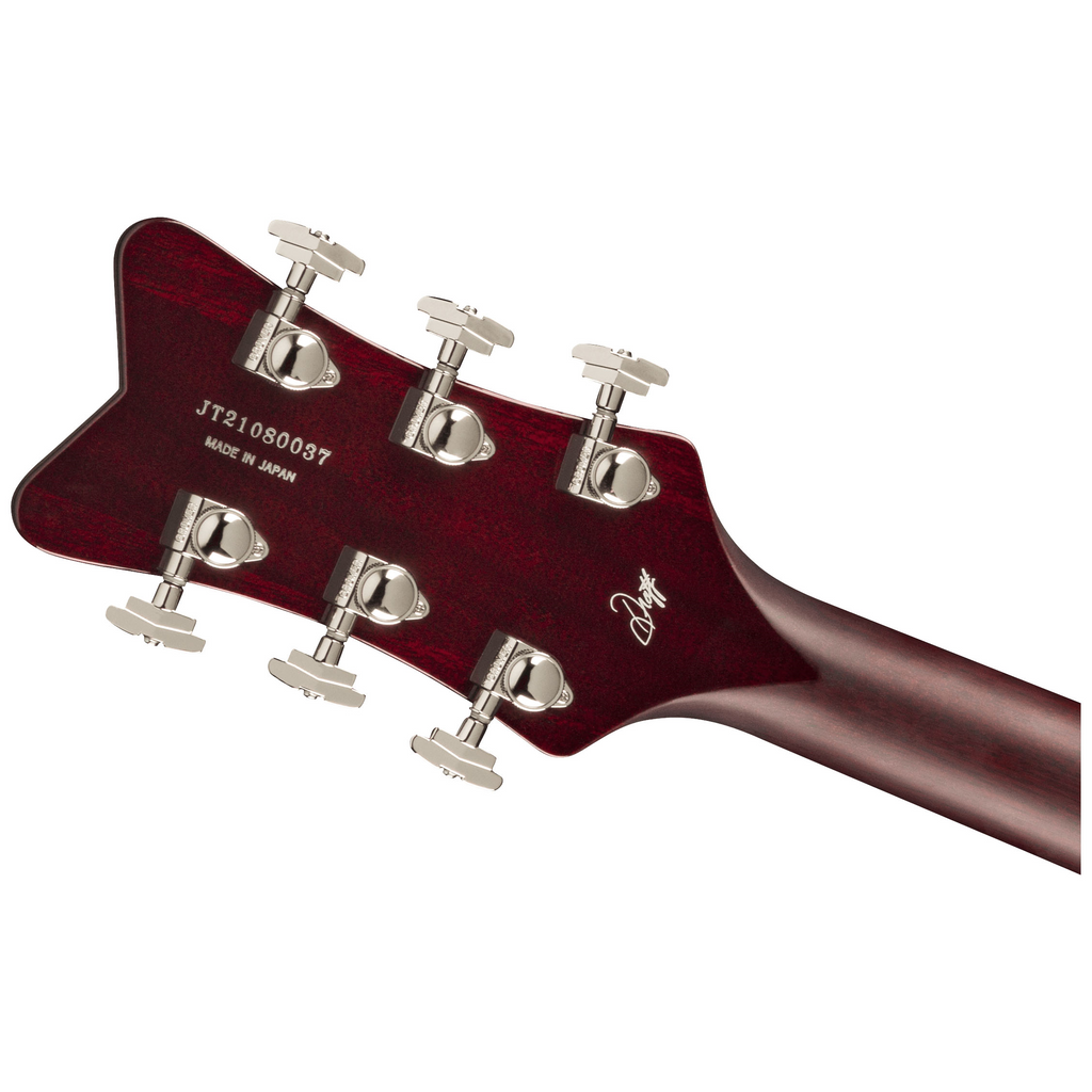 Gretsch G6134TFM-NH Nigel Hendroff Signature Penguin Electric Guitar in Dark Cherry Metallic Flame