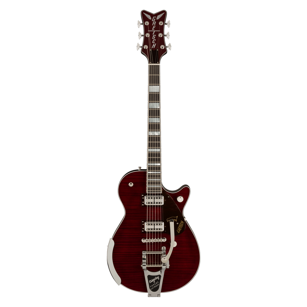 Gretsch G6134TFM-NH Nigel Hendroff Signature Penguin Electric Guitar in Dark Cherry Metallic Flame