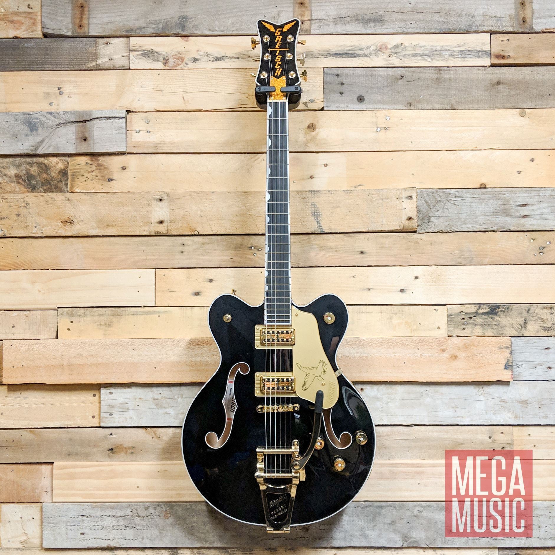 Gretsch G6636T Players Edition Falcon Center Block Double-Cut with String-Thru Bigsby - Ebony Fretboard - Black