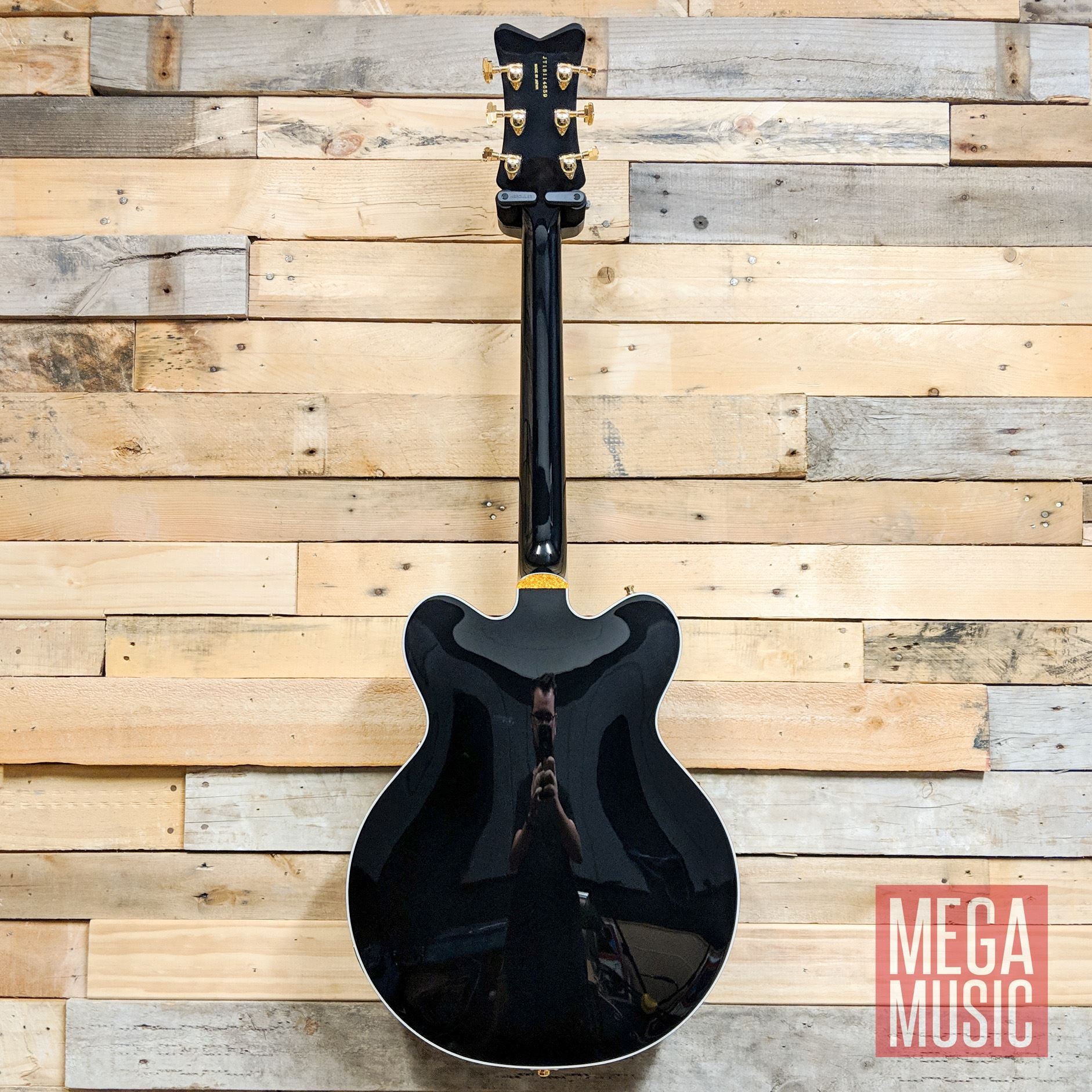 Gretsch G6636T Players Edition Falcon Center Block Double-Cut with String-Thru Bigsby - Ebony Fretboard - Black