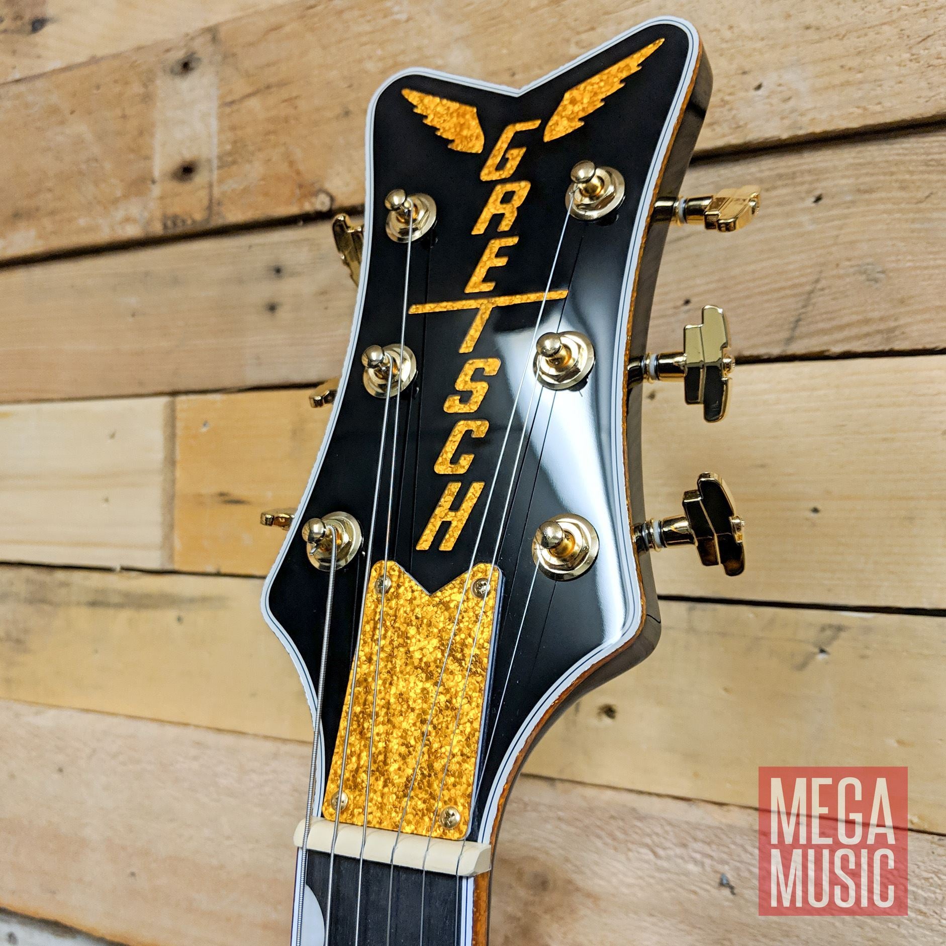 Gretsch G6636T Players Edition Falcon Center Block Double-Cut with String-Thru Bigsby - Ebony Fretboard - Black