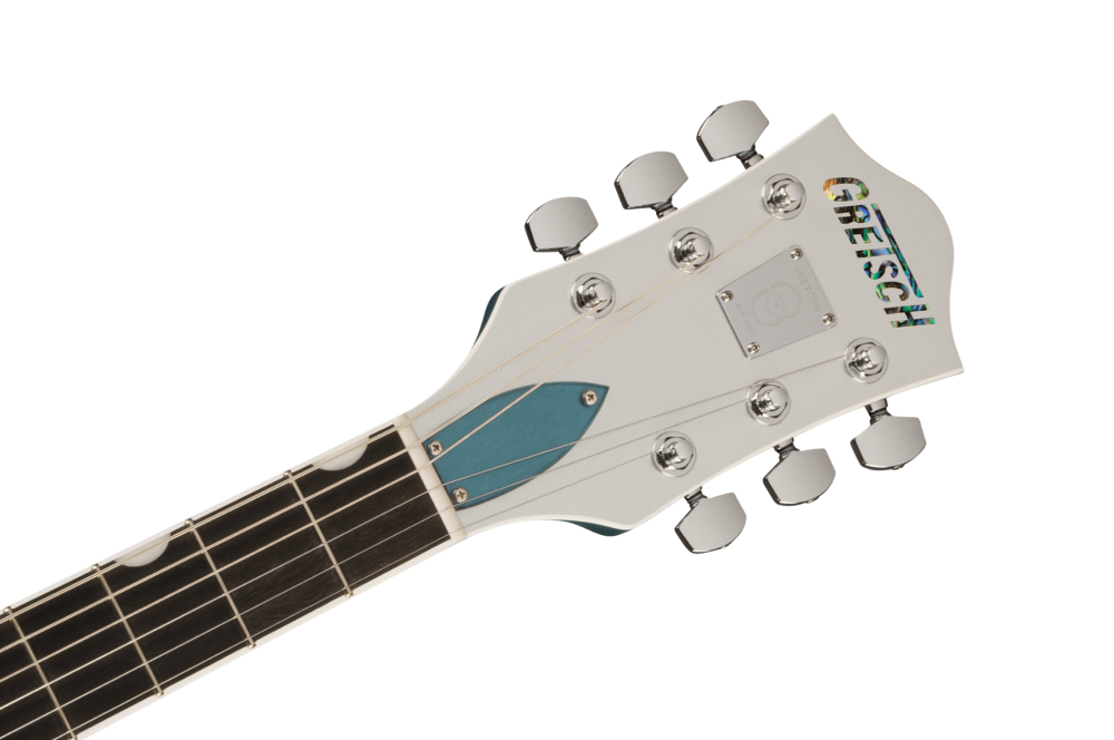 Gretsch G6118T Limited Edition 140th Double Platinum Anniversary Hollow Body Electric Guitar with String-Thru Bigsby with 2 Tone Pure Platinum/Stone Platinum